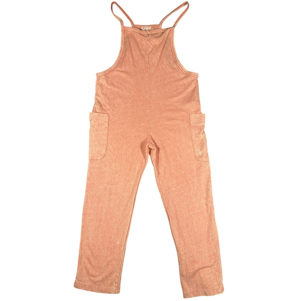 FP Movement by Free People Peachy Pink Strappy Jumpsuit